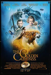 4d299 GOLDEN COMPASS bottom credits style advance DS int'l 1sh '07 Kidman, Craig, Dakota Richards!