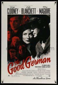 4d307 GOOD GERMAN advance DS 1sh '06 Steven Soderbergh directed, Clooney & pretty Cate Blanchett!