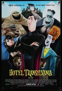4d349 HOTEL TRANSYLVANIA int'l advance DS 1sh '12 where monsters go to get away from it all!