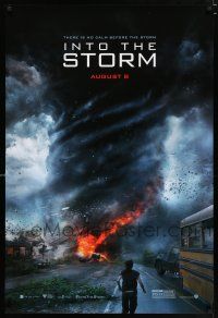 4d391 INTO THE STORM teaser DS 1sh '14 Richard Armitage, tornado storm chaser action!