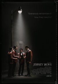 4d416 JERSEY BOYS advance DS 1sh '14 John Lloyd Young as Frankie Valli, The Four Seasons!