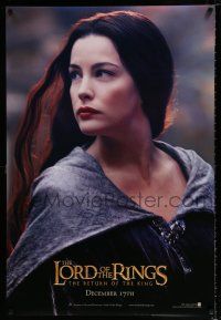 4d462 LORD OF THE RINGS: THE RETURN OF THE KING teaser DS 1sh '03 sexy Liv Tyler as Arwen!