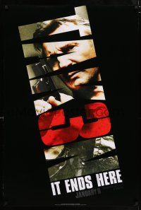 4d731 TAKEN 3 style A teaser DS 1sh '15 Liam Neeson, Maggie Grace, it ends here!