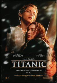 4d756 TITANIC April 6 IMAX DS 1sh R12 Leonardo DiCaprio, Kate Winslet, directed by James Cameron!