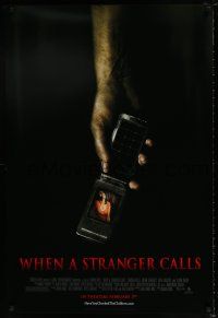 4d811 WHEN A STRANGER CALLS advance 1sh '06 Camille Belle, Tommy Flanagan, horror image!