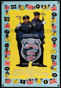 4d815 WHO'S THE MAN 1sh '93 great image of wacky policemen Ed Lover & Doctor Dre!