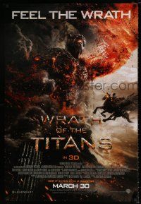 4d835 WRATH OF THE TITANS advance DS 1sh '12 Sam Worthington on pegasus vs enormous titan!