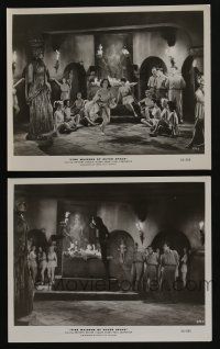 4e929 FIRE MAIDENS OF OUTER SPACE 2 8x10 stills '56 sci-fi, sexy human sacrifice on altar!