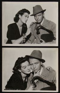 4e937 HIS GIRL FRIDAY 2 8x10 stills '40 close up portraits of Rosalind Russell and Ralph Bellamy!