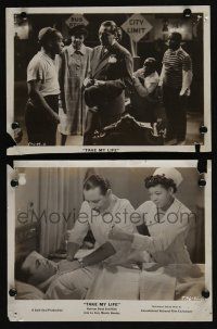 4e984 TAKE MY LIFE 2 8x10 stills '41 Harlem Dead End Kids, with great image of inner-city kids!