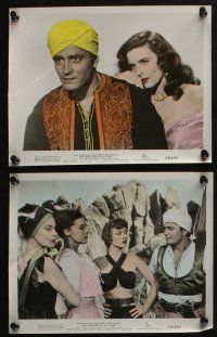 4e209 ADVENTURES OF HAJJI BABA 6 color 8x10 stills '54 Arabian John Derek romances Elaine Stewart!