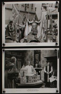 4e590 AGONY & THE ECSTASY 6 8x10 stills '65 all with Rex Harrison as Pope Julius II + Heston!