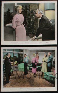4e229 BLACK WIDOW 4 color 8x10 stills '54 Ginger Rogers, Gene Tierney, Van Heflin, George Raft!