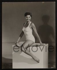 4e852 ESTHER WILLIAMS 3 8x10 stills '40s-50s wonderful portraits of the gorgeous swimming star!