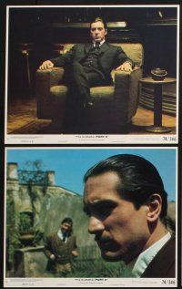 4e047 GODFATHER PART II 10 8x10 mini LCs '74 Al Pacino, Robert De Niro, Francis Ford Coppola classic