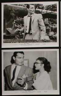 4e299 HELL BOUND 16 8x10 stills '57 John Russell, a cargo of dames, dope & dynamite!