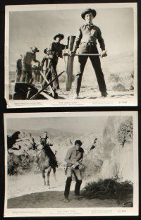 4e430 HIRED GUN 9 8x10 stills '57 western, Rory Calhoun + super sexy Anne Francis!
