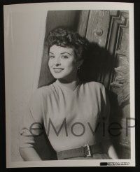 4e865 JEAN PETERS 3 8x10 stills '50s cool close up and full-length portraits of the pretty star!