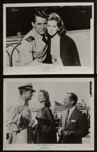 4e559 KISS THEM FOR ME 7 8x10 stills '57 Cary Grant in uniform and with sexy Suzy Parker!