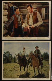 4e223 SADDLE THE WIND 5 color 8x10 stills '57 cowboy John Cassavetes, Robert Taylor & Julie London!