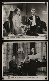 4e579 SHOW GOES ON 7 Canadian 8x10 stills R50s directed by Basil Dean, pretty Gracie Fields!