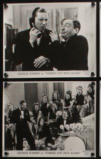 4e525 TURNED OUT NICE AGAIN 8 Canadian 8x10 stills R50s Ealing comedy, George Formby & Peggy Bryan!