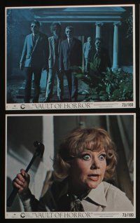 4e155 VAULT OF HORROR 8 8x10 mini LCs '73 Dawn Addams, Tom Baker, Tales from Crypt sequel!