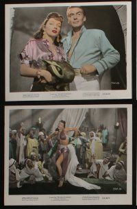 4e053 VEILS OF BAGDAD 10 color 8x10 stills '53 Victor Mature & sexy harem girl Mari Blanchard!