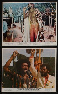 4e012 WATTSTAX 14 color 8x10 stills '73 Isaac Hayes, Richard Pryor, soul music concert!
