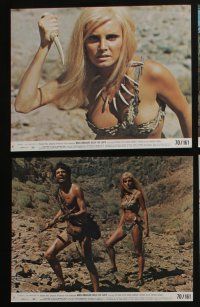 4e193 WHEN DINOSAURS RULED THE EARTH 8 8x10 mini LCs '71 sexy cavewoman Victoria Vetri & others!