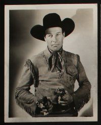 4e453 WILD BILL ELLIOTT 9 8x10 stills '40s-50s western portraits of the actor in a variety of roles