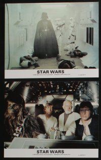 4e128 STAR WARS 8 color English FOH LCs '77 George Lucas classic, Darth Vader, Luke, Han, Leia!