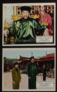 4e156 VENGEANCE OF FU MANCHU 8 color English FOH LCs '67 Asian villain Christopher Lee, cool images