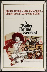 4f134 BULLET FOR THE GENERAL 1sh '68 spaghetti western, a bullet doesn't care who it kills!