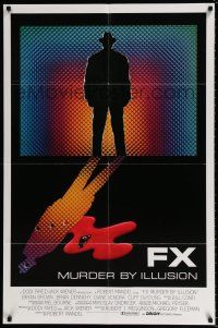 4f248 F/X int'l 1sh '86 Bryan Brown, Brian Dennehy, special effects, Murder By Illusion, different!
