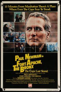 4f286 FORT APACHE THE BRONX int'l 1sh '81 Paul Newman, Edward Asner & Ken Wahl as NYC cops!