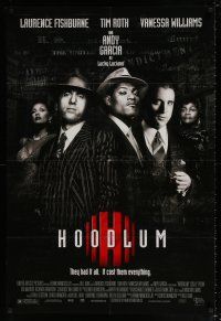 4f370 HOODLUM DS 1sh '97 great images of Laurence Fishburne, Tim Roth, Andy Garcia!