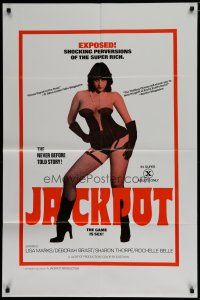 4f421 JACKPOT 1sh '78 sexy Lisa Marks in lingerie, shocking perversions of the super rich!