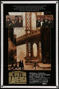 4f603 ONCE UPON A TIME IN AMERICA int'l 1sh '84 De Niro, James Woods, directed by Sergio Leone!