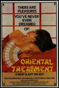 4f613 ORIENTAL TREATMENT 1sh '77 pleasures you've never even dreamed of, a new slant on sex!