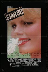 4f838 STAR 80 1sh '84 Mariel Hemingway as Playboy Playmate of the Year Dorothy Stratten!