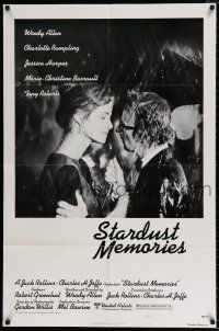 4f847 STARDUST MEMORIES style C 1sh '80 Woody Allen, romantic close-up with Charlotte Rampling!
