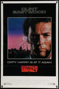 4f862 SUDDEN IMPACT 1sh '83 Clint Eastwood is at it again as Dirty Harry, great image!