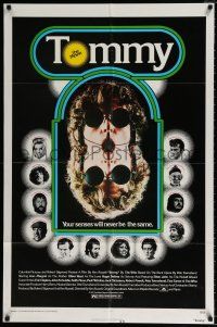 4f913 TOMMY 1sh '75 The Who, Roger Daltrey, rock & roll, cool mirror image!