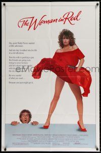 4f979 WOMAN IN RED 1sh '84 wacky Gene Wilder & super-sexy Kelly Le Brock!