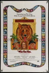 4f982 WON TON TON 1sh '76 cool Hollywood German Shepherd movie star dog art by Gentile!