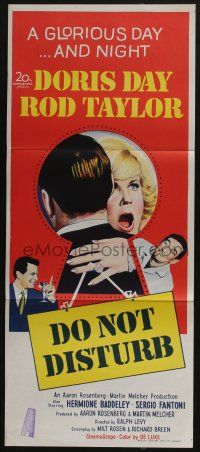 4g767 DO NOT DISTURB Aust daybill '65 Doris Day, Rod Taylor, Hermione Baddeley!