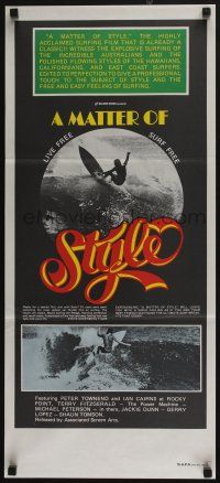 4g871 MATTER OF STYLE color style Aust daybill '70s images of incredible Australian surfers!