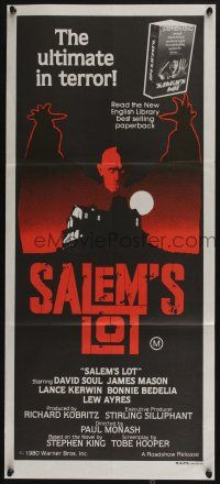 4g929 SALEM'S LOT Aust daybill '80 directed by Tobe Hooper & based on Stephen King novel!