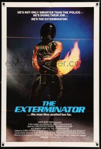 4g027 EXTERMINATOR English 1sh '80 Robert Ginty is the man they pushed too far!